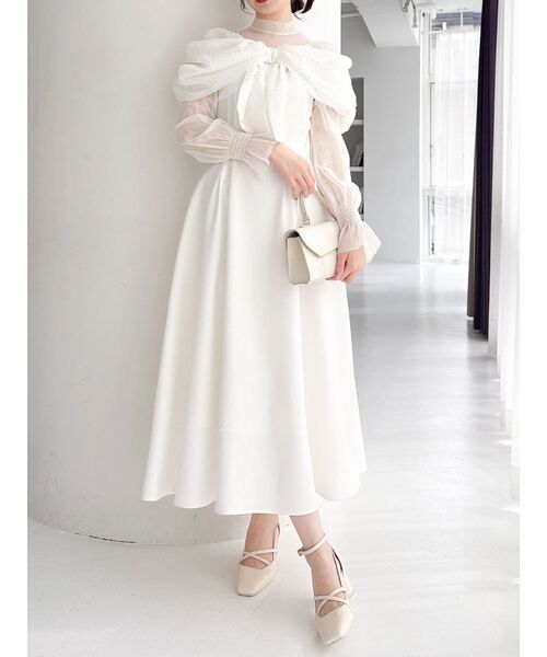 dazzlin ダズリン　オケージョンドレス dazzlin（ダズリン） ドレス ネックツイスト刺繍レースドレス