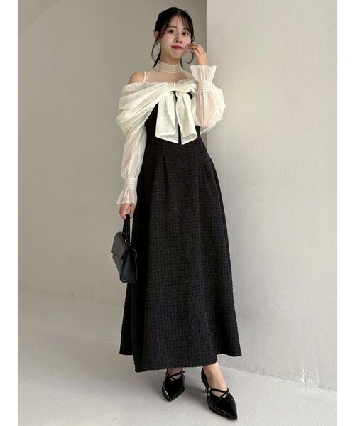 dazzlin オケージョンドレス 結婚式 お呼ばれドレス dazzlin（ダズリン） ドレス ビッグリボンドレス : ZOZOTOWN Yahoo!店