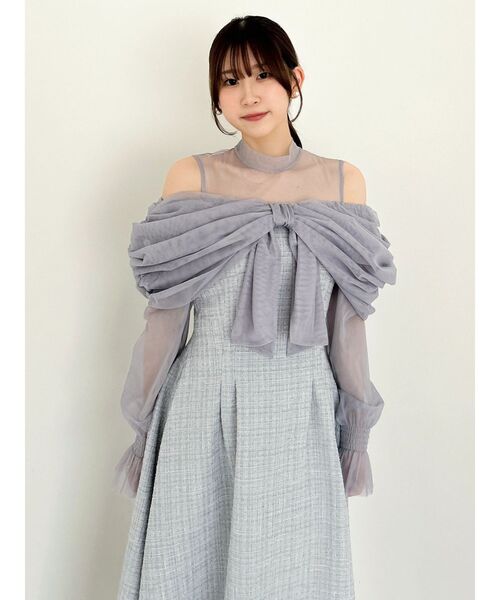 dazzlin ビッグリボンドレス ブラック Sサイズ dazzlin（ダズリン） ドレス ビッグリボンドレス : ZOZOTOWN Yahoo!店