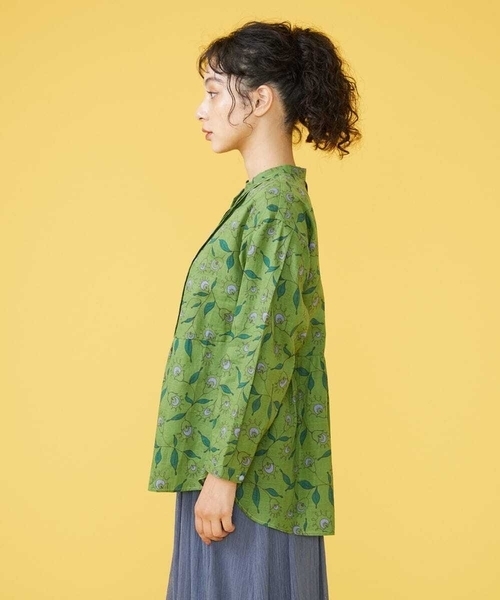 「Jocomomola」 長袖シャツ 40 グリーン レディース_画像2