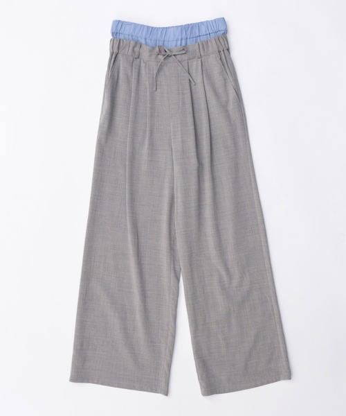 「MAISON SPECIAL」 スラックス 38 グレイッシュベージュ レディース_画像6