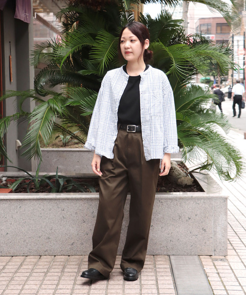 「D.M.G.」 チノパンツ S ネイビー レディース_画像4