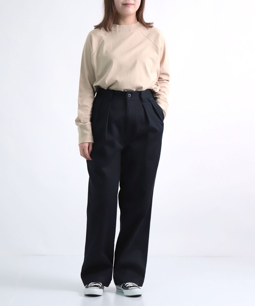 「D.M.G.」 チノパンツ S ネイビー レディース_画像8