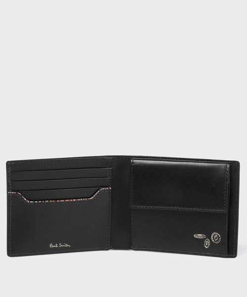 新品　ポールスミス 折財布　財布 ベジタン　本革　レザー　2つ折り財布　新品　黒 Paul Smith（ポール・スミス） 財布 ベジタン SS26 2つ折り財布