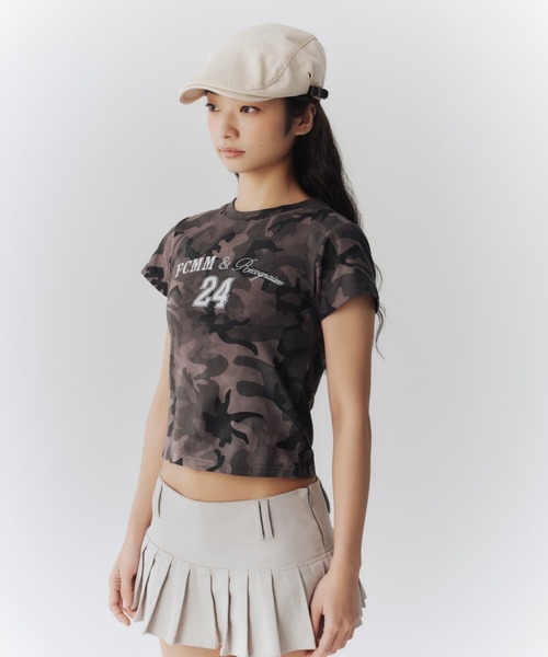 「FCMM」 半袖Tシャツ SMALL ブラック レディース_画像2