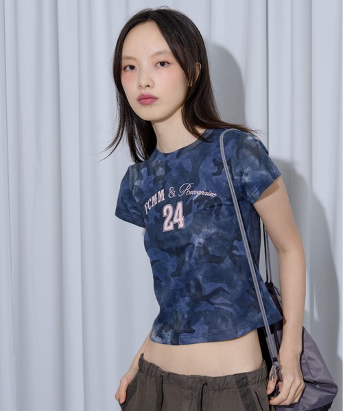 「FCMM」 半袖Tシャツ SMALL ブラック レディース_画像7