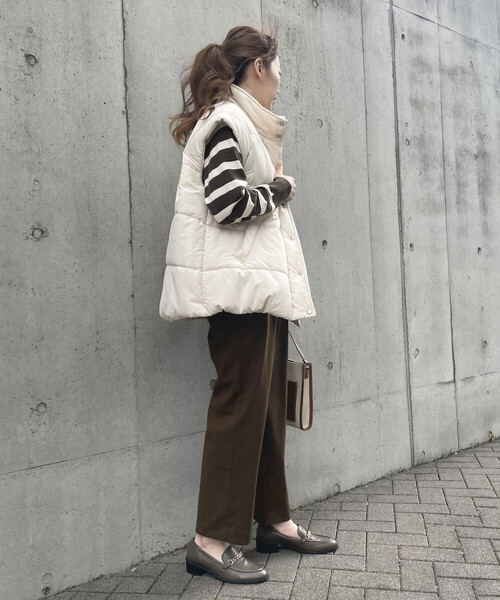 「Comme ca Mature」 パンツ MEDIUM ブラウン レディース_画像8