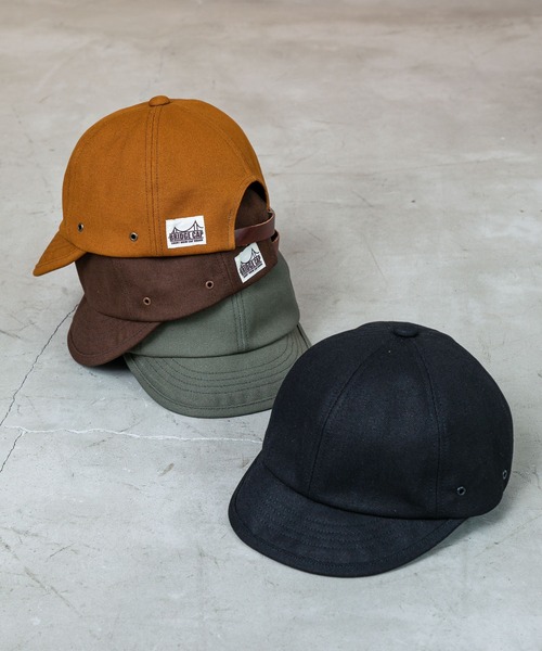「Mighty Shine」 「bridge cap」キャップ L カーキ メンズ_画像3