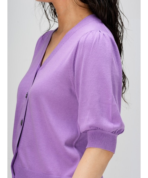 「BANANA REPUBLIC FACTORY STORE」 ニットカーディガン S ネイビー レディース_画像3