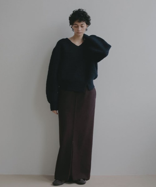 ETRE TOKYO（エトレトウキョウ） スカート ダブルジップIラインロング