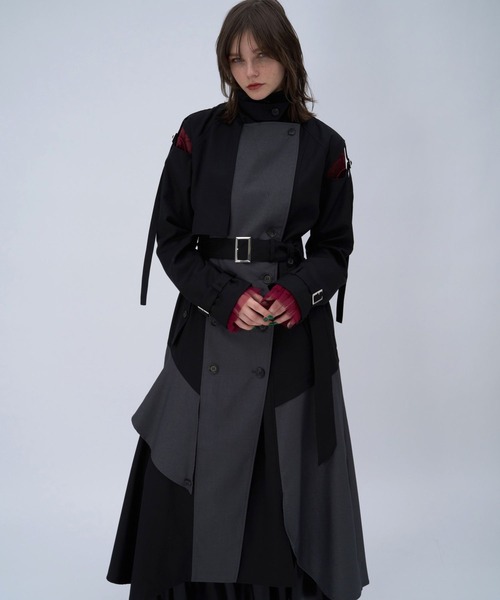 HARE トレンチコート ブラック S 美品 HARE（ハレ） トレンチコート SMALL ブラック メンズ : ZOZOTOWN Yahoo