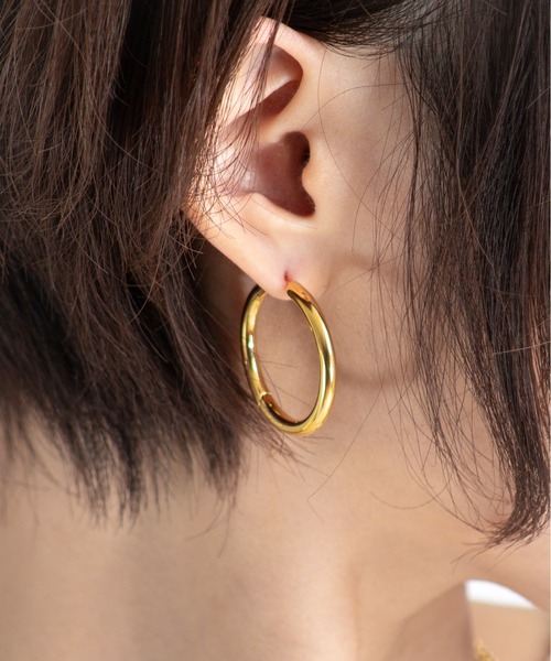 TOM WOOD（トムウッド） ピアス 「TOMWOOD」Classic Hoop Large