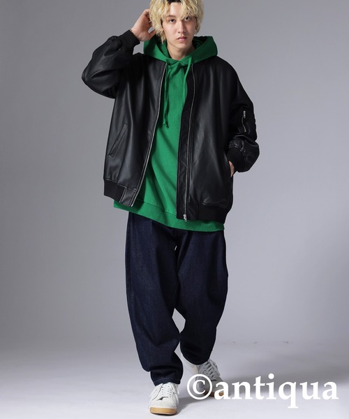 antiqua（アンティカ） ブルゾン FREE ブラック レディース : ZOZOTOWN