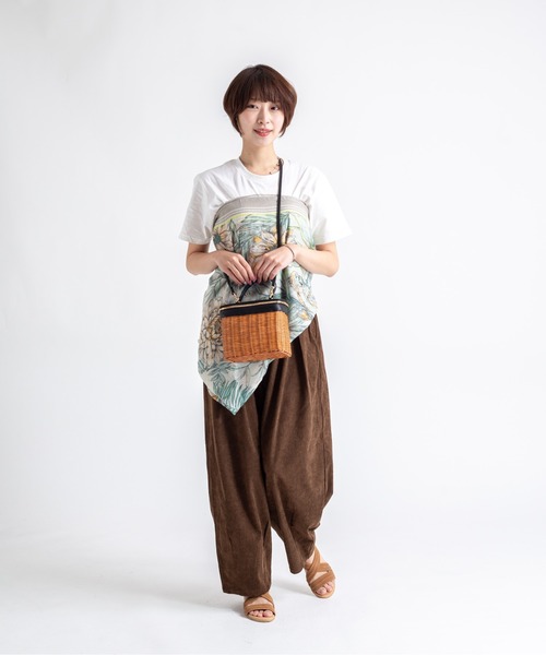 E*a様 anuans カゴバッグ　Bagmati 大人気　ショルダー付 The Bagmati（ザバグマティ） かごバッグ カゴバッグ 「The Bagmati