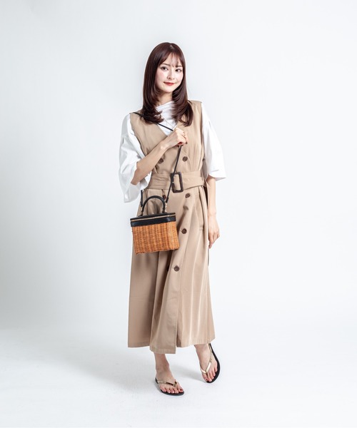 【未使用級】The Bagmati かごバッグ　ショルダーバッグ　バニティバッグ The Bagmati（ザバグマティ） かごバッグ カゴバッグ 「The Bagmati