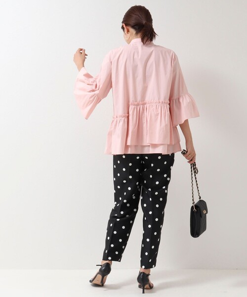 「NOLLEY'S Sophi」 7分袖ブラウス 38 サックスブルー レディース_画像3