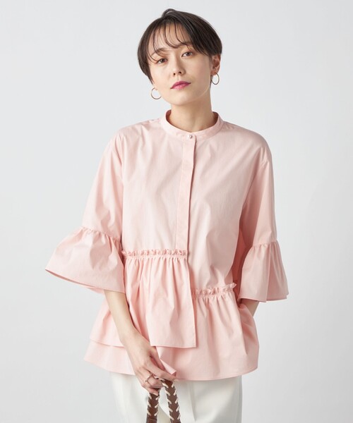 「NOLLEY'S Sophi」 7分袖ブラウス 38 サックスブルー レディース_画像5