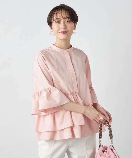 「NOLLEY'S Sophi」 7分袖ブラウス 38 サックスブルー レディース_画像6