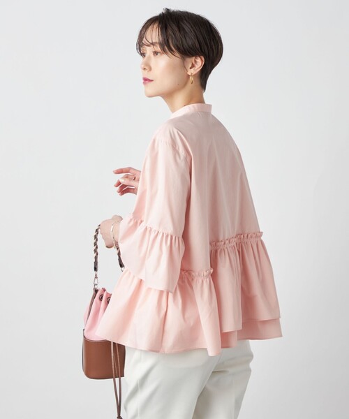 「NOLLEY'S Sophi」 7分袖ブラウス 38 サックスブルー レディース_画像8
