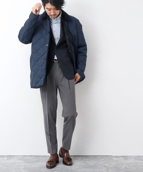 「TAION」 ダウンジャケット M ブラック メンズ_画像9