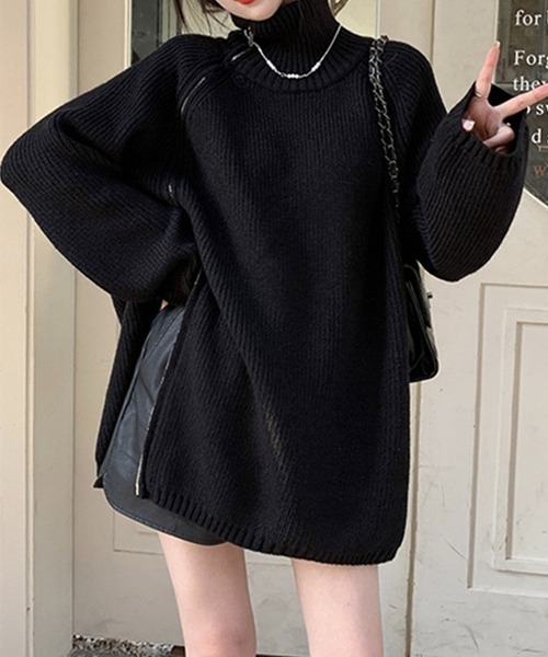 「GLAMOROUS JANE」 長袖ニット FREE ブラック レディース_画像7