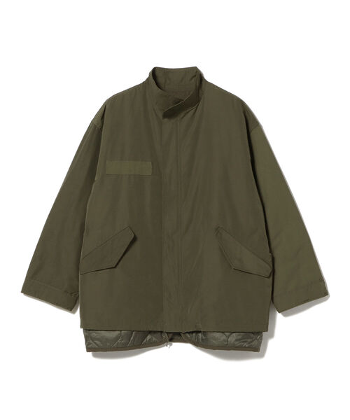 「BEAMS HEART」 モッズコート LARGE オリーブ メンズ_画像2
