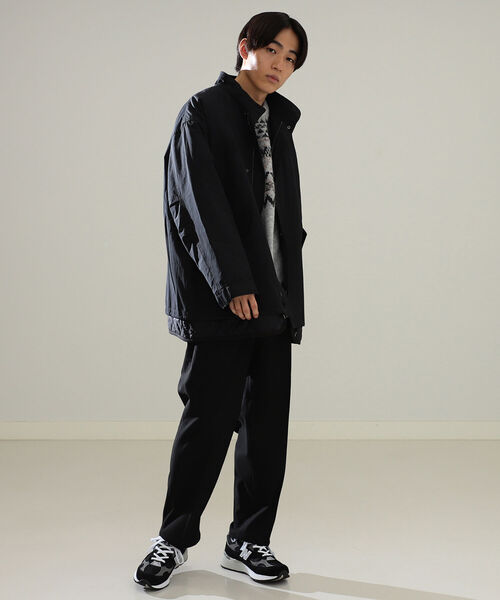 「BEAMS HEART」 モッズコート LARGE オリーブ メンズ_画像9