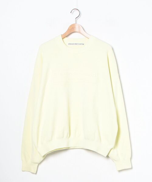 「alexanderwang」 長袖ニット S イエロー レディース