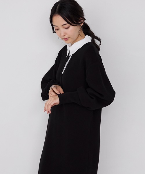 「forksy.」 長袖ワンピース FREE ブラウン レディース_画像9