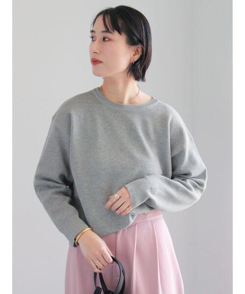 Te chichi（テチチ） ニット セーター 前後2WAYスウェットライクニット