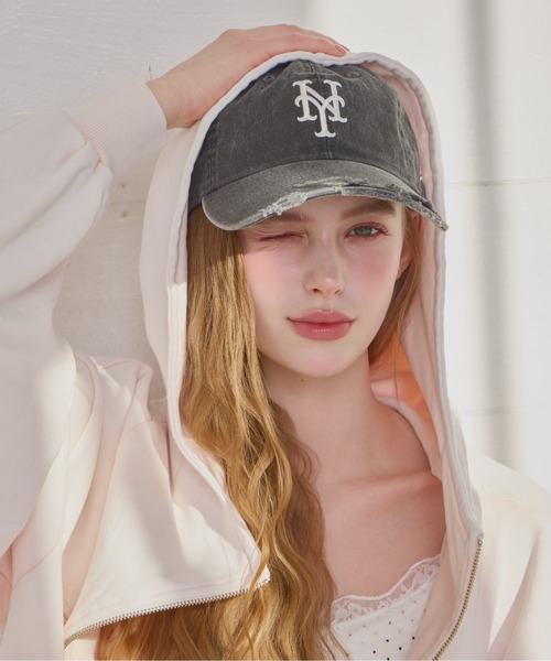 Heather（ヘザー） キャップ 帽子 「NEW ERA/ニューエラ」ダメージCAP