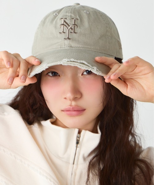 Heather（ヘザー） キャップ 帽子 「NEW ERA/ニューエラ」ダメージCAP