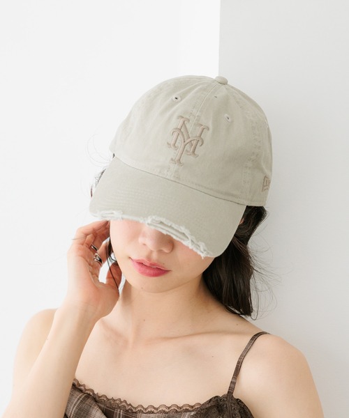 Heather（ヘザー） キャップ 帽子 「NEW ERA/ニューエラ」ダメージCAP