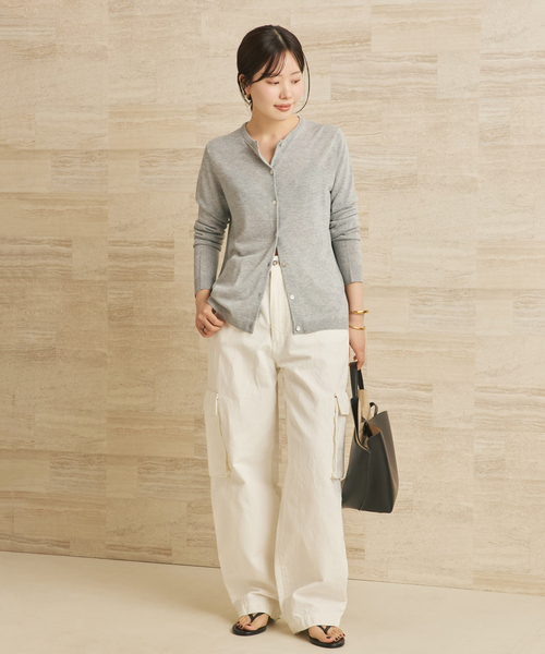 plage（プラージュ） カーディガン 「追加」vis/silk mix カーディガン