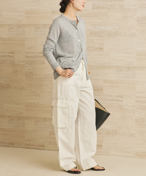 新品！タグ付き◆Plage vis/silk mix カーディガン plage（プラージュ） カーディガン 「追加」vis/silk mix カーディガン