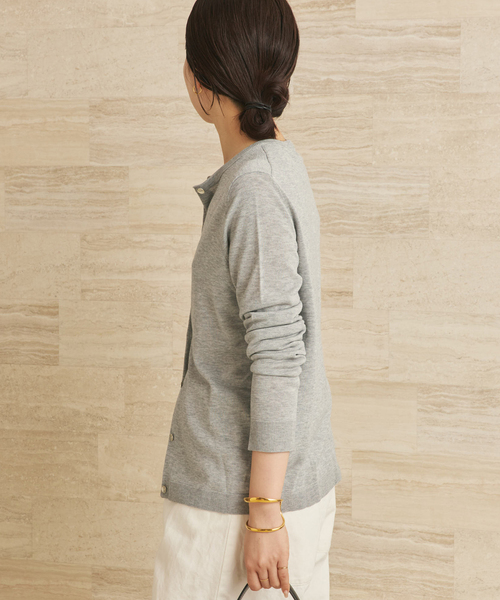 plage（プラージュ） カーディガン 「追加」vis/silk mix カーディガン