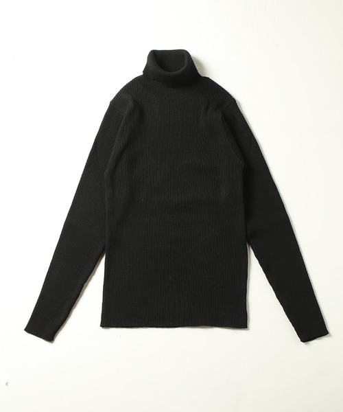 「RATTLE TRAP」 タートルネックニット M チャコールグレー メンズ_画像2