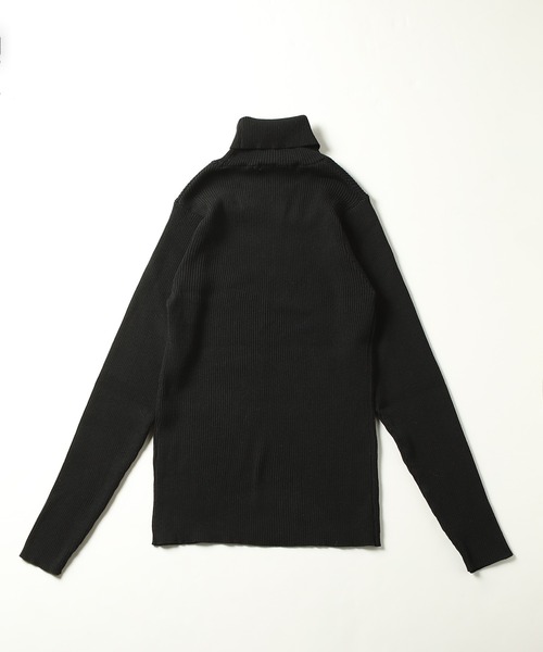 「RATTLE TRAP」 タートルネックニット M チャコールグレー メンズ_画像3