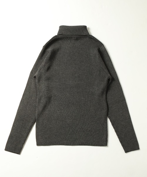 「RATTLE TRAP」 タートルネックニット M チャコールグレー メンズ_画像5