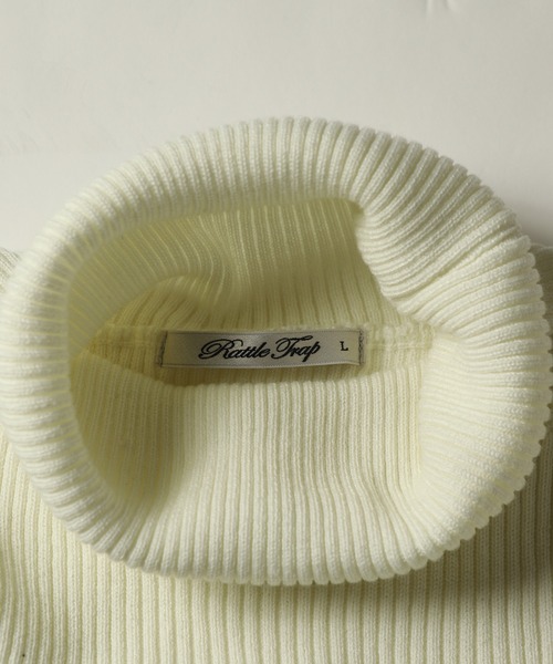 「RATTLE TRAP」 タートルネックニット M チャコールグレー メンズ_画像7