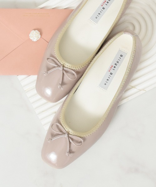 パンプス 「Bridget Birkin Walk」シンプルリボンバレエパンプス(565310)
