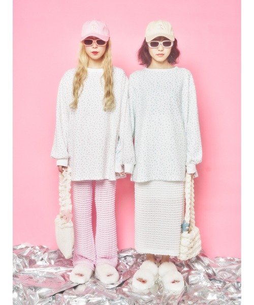 「WC」 イージーパンツ FREE ライトピンク レディース_画像2