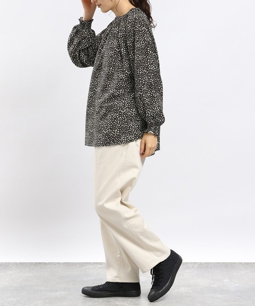 「GLOBAL WORK Smile Seed Store」 長袖ブラウス MEDIUM グレー系その他2 レディース_画像7