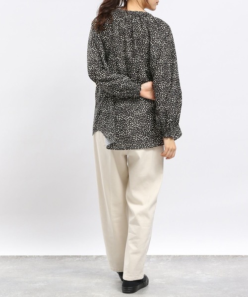 「GLOBAL WORK Smile Seed Store」 長袖ブラウス MEDIUM グレー系その他2 レディース_画像8