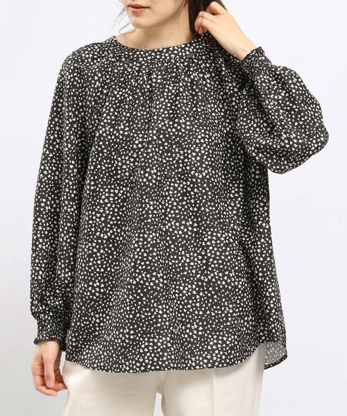 「GLOBAL WORK Smile Seed Store」 長袖ブラウス MEDIUM グレー系その他2 レディース_画像9