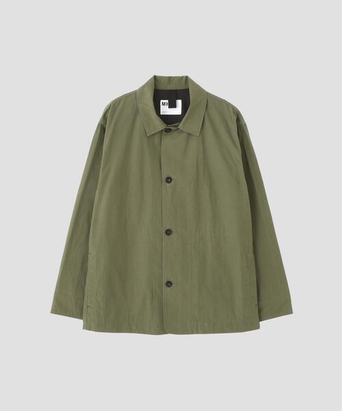 MHL. モスグリーン　ブルゾン M MHL.（エムエイチエル） ブルゾン アウター CRISP COTTON CHAMBRAY