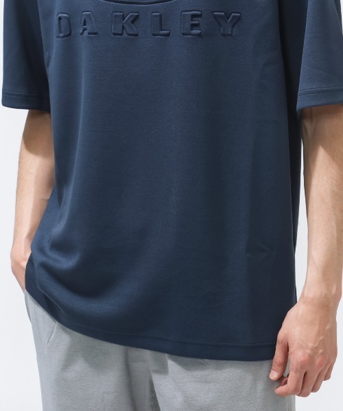 90s 00s OAKLEY オークリー Tシャツ ネイビー サイズ M 90s 00s OAKLEY Standard issue オークリー 半袖 Tシャツ ロゴ クルー