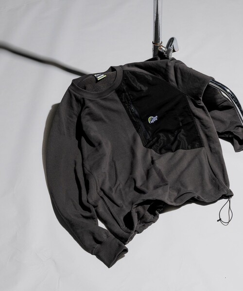 「Lowe alpine」 スウェットカットソー MEDIUM ブラック メンズ_画像8