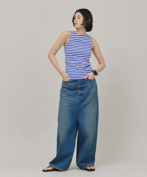 「Curensology」 デニムパンツ 34 インディゴブルー レディースの画像