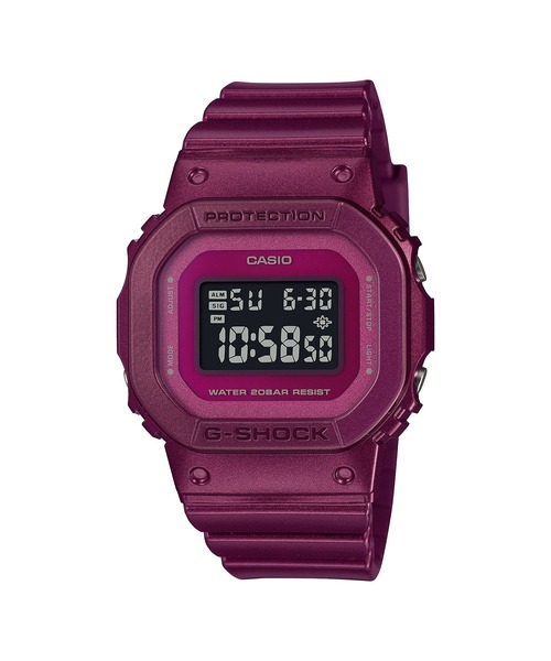 G-SHOCK 「G-SHOCK」 デジタル腕時計 FREE レッド レディース